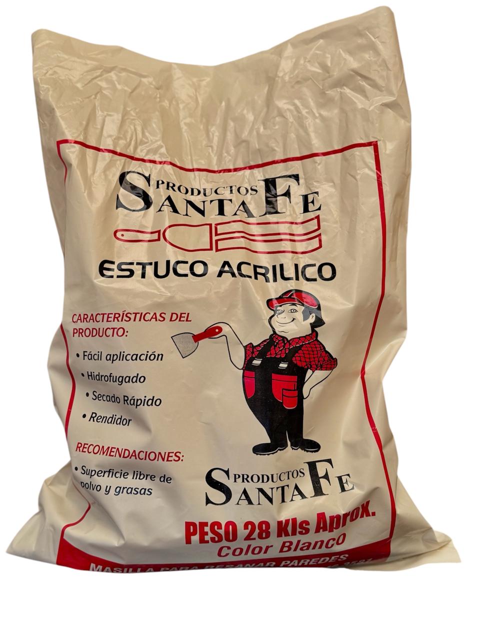 Bolsa de Estuco Acrílico Santafe de 28kg