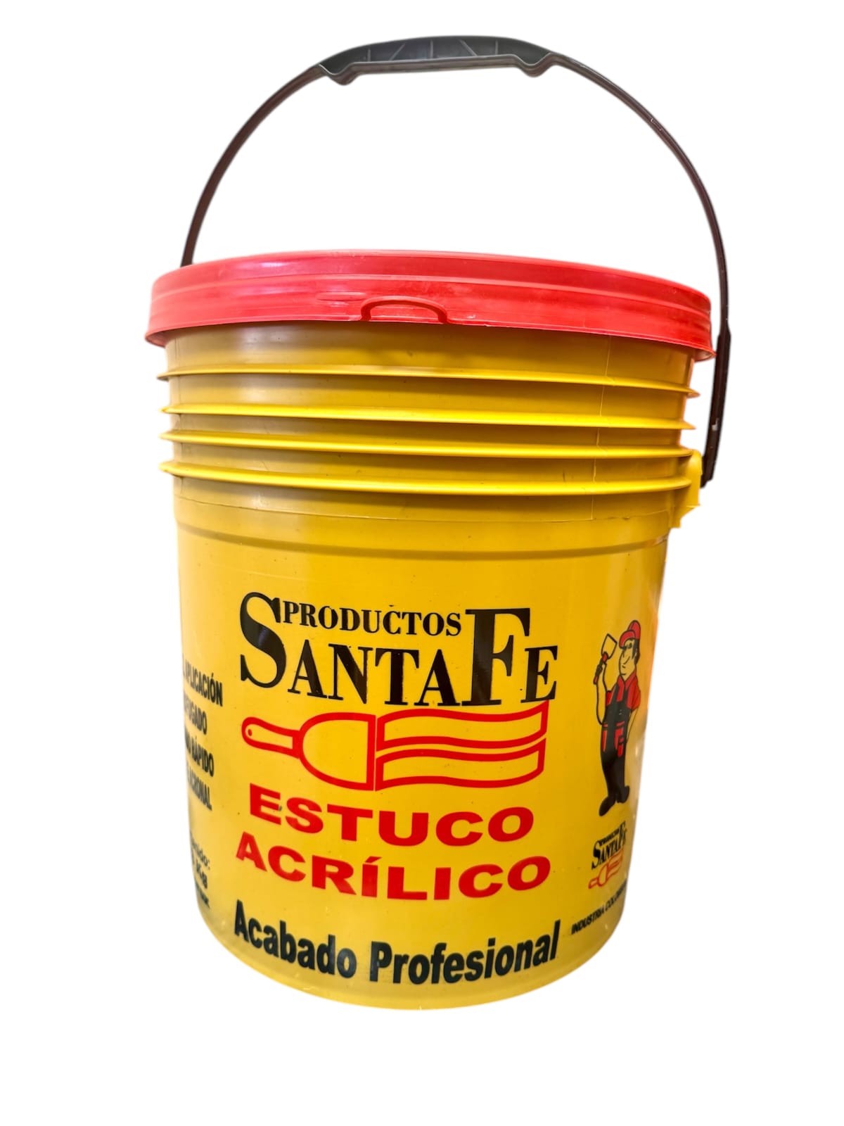 Caneca de Estuco Acrílico Santafe de 28kg, lista para despacho